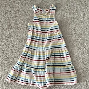 Colorful Striped Kids Dress